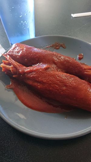 Spicy tamale at The Vegan Spot in Memphis