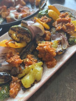 Grilled vegetables   at Boquerones Tapas and Cocktails in Newcastle Upon Tyne