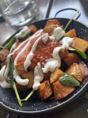 Patatas bravas   at Boquerones Tapas and Cocktails in Newcastle Upon Tyne