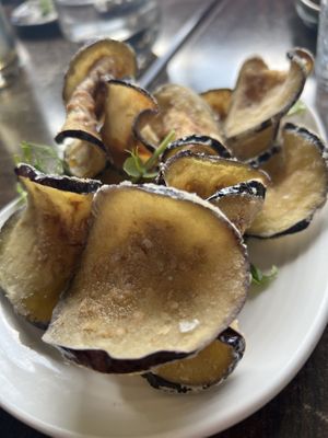 Fried aubergine   at Boquerones Tapas and Cocktails in Newcastle Upon Tyne