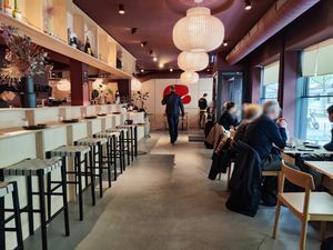 Interior at Hoi Koi Sushi in Zurich