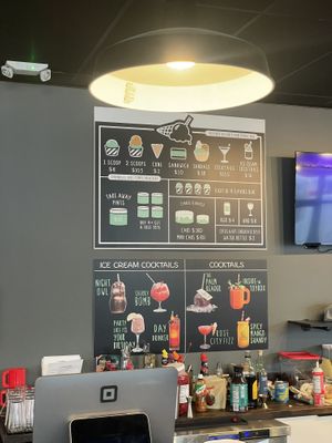 Menú  at Tipsy Scoop in Portland