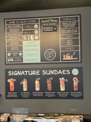 Flavors  at Tipsy Scoop in Portland