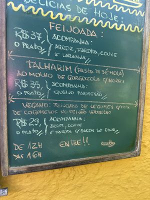 Vegan option for that day   at Casa do Sol Atelier in Rio De Janeiro