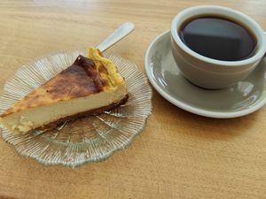 Cheesecake (cashews-based) at Ziomal in Poznan