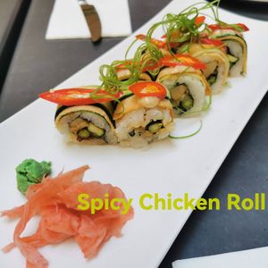 Spicy chicken roll at Vevi - Kaiserstrasse in Vienna