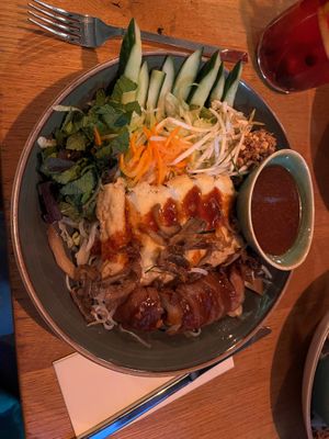 Hu Tieu Trộn with Hoisin-Peanut-Sauce at Vevi - Kaiserstrasse in Vienna