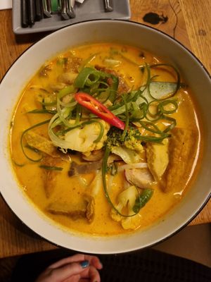 Curry Soup at Vevi - Kaiserstrasse in Vienna