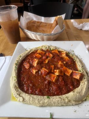 Vegan hummus tofu shakshuka   at Cafe Ole  in Philadelphia