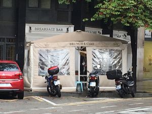 Outside  at Brunch & Cake in Barcelona