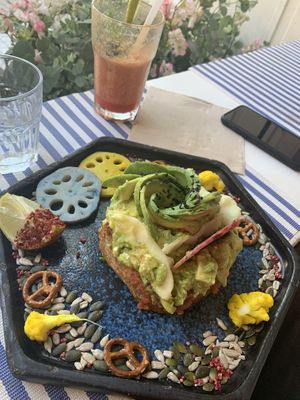 Avocado on toast at Brunch & Cake in Barcelona