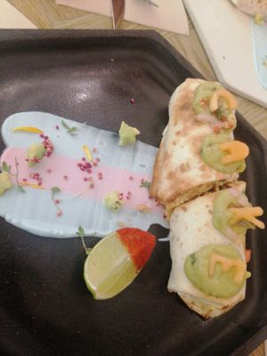 Vegan burrito at Brunch & Cake in Barcelona