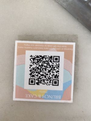 Qr  at Brunch & Cake in Barcelona