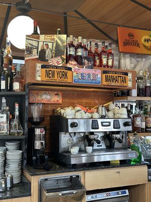 Coffee maker  at Chiosco Del Prato in Toscana