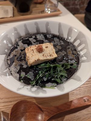 Hemp Charcoal Soymylk Ramen at Towzen - Sydney in Sydney