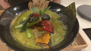 Green curry ramen   at Towzen - Sydney in Sydney