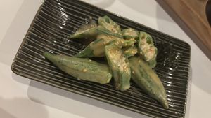 Cold okra  at Towzen - Sydney in Sydney