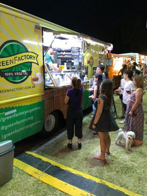 GreenFactory® en el foodtruck  at Green Factory - Villa Devoto in Buenos Aires