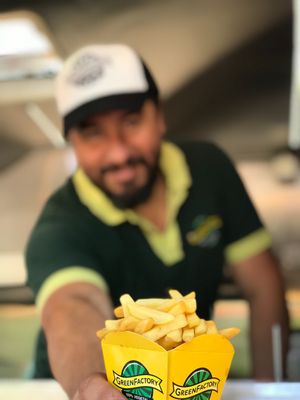 papas fritas at Green Factory - Villa Devoto in Buenos Aires