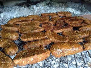 VEGAN CHORI BREAD at Green Factory - Villa Devoto in Buenos Aires