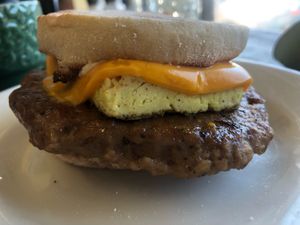 Best vegan breakfast sandwich on the west coast!  at Two Mammas Vegan Kitchen in Oakland