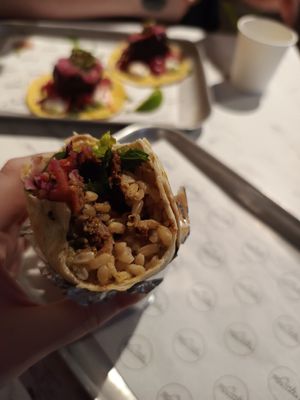 Cheezeburger burrito at Club Mexicana in West London