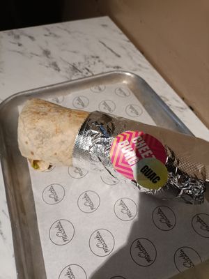 Cheeseburger burrito at Club Mexicana in West London