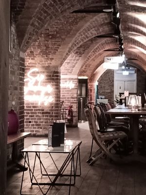 Further into basement level at Club Mexicana in West London