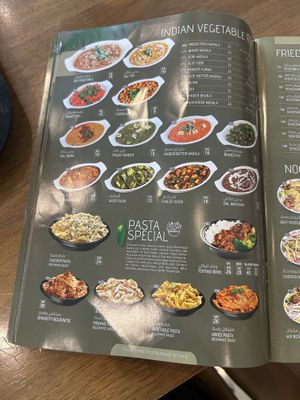 Indian food (some with paneer cheese)  at Daily Dine in Dubai