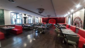 Interior. The dining hall. at Namaste - Ministry of Food & Agriculture  in Ulaanbaatar