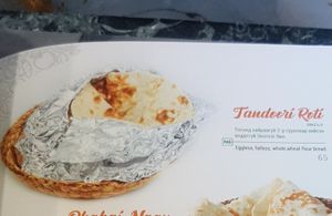 "Tandoori Roti" is vegan according to the restaurant staff. at Namaste - Ministry of Food & Agriculture  in Ulaanbaatar