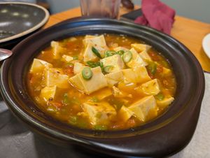 Tofu sichuan at Ni Hao in San Sebastian