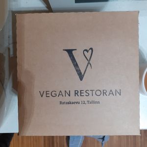 💙 at Vegan Restoran V in Tallinn