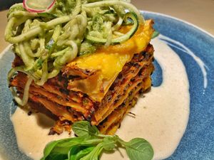 Lasagna  at Vegan Restoran V in Tallinn
