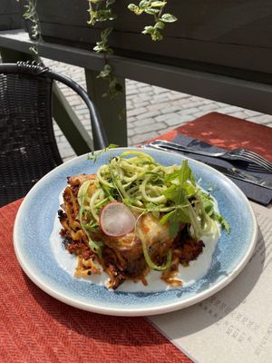 Lasagna  at Vegan Restoran V in Tallinn