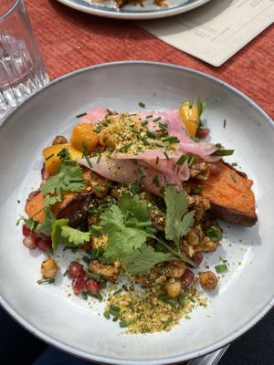 Sweet potatoe  at Vegan Restoran V in Tallinn