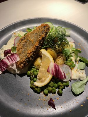 Tofish at Vegan Restoran V in Tallinn