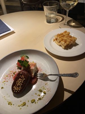  Passionfruit dessert with marshmallow at Vegan Restoran V in Tallinn