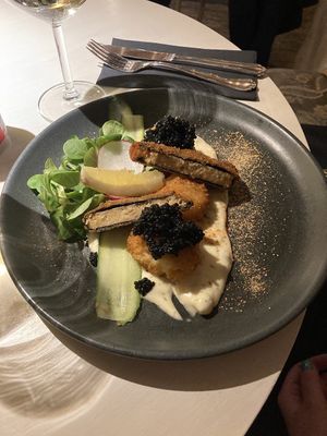 Fish & chips  at Vegan Restoran V in Tallinn