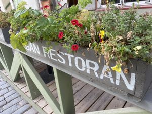 Outside  at Vegan Restoran V in Tallinn