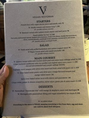   at Vegan Restoran V in Tallinn