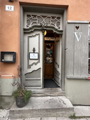 Pretty in pink   at Vegan Restoran V in Tallinn