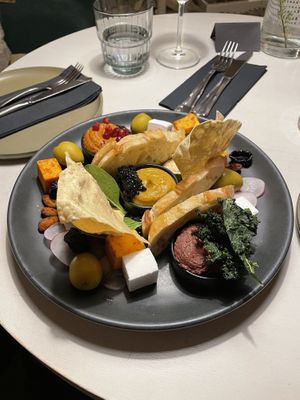 Vegan sharer  at Vegan Restoran V in Tallinn