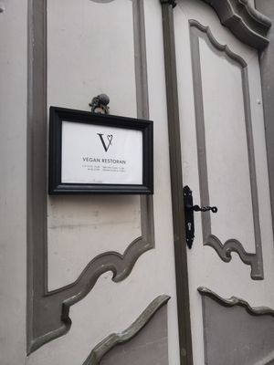 The restaurant at Vegan Restoran V in Tallinn