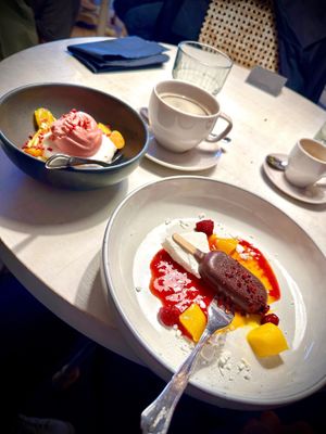 So creative dishes! at Vegan Restoran V in Tallinn