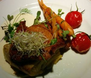 Casserole at Vegan Restoran V in Tallinn