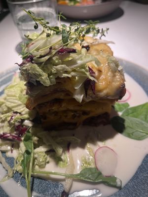 Lasagne  at Vegan Restoran V in Tallinn