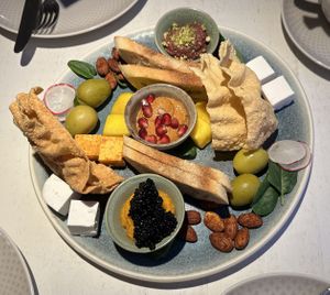 Snack Platter #Veganuary at Vegan Restoran V in Tallinn