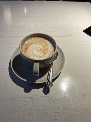 Chai latte at Vegan Restoran V in Tallinn