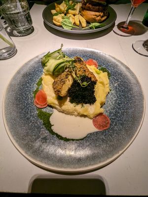 Breaded Tofu at Vegan Restoran V in Tallinn